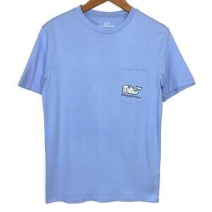 Vineyard Vines Island Getaway Whale Pocket Short Sleeve T-Shirt Size XS
